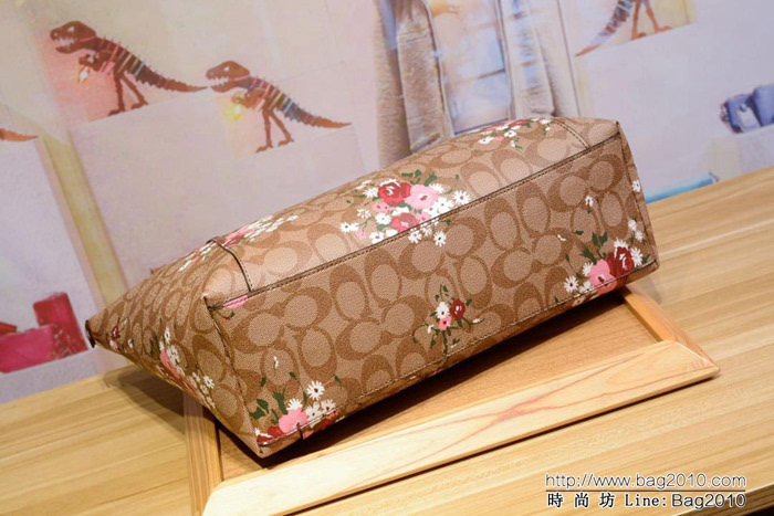 COACH蔻馳 原單 30247 2018新款 印花手提單肩購物袋  Chz1005